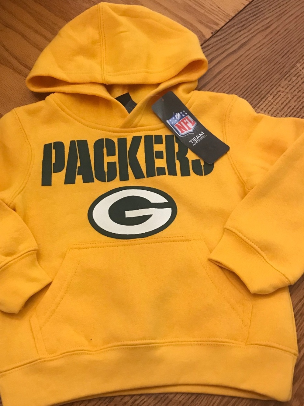 NFL BOYS PACKERS HOODIE SIZE SMALL-4